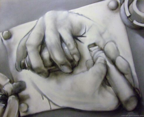 Writing Hands by Chu 2008