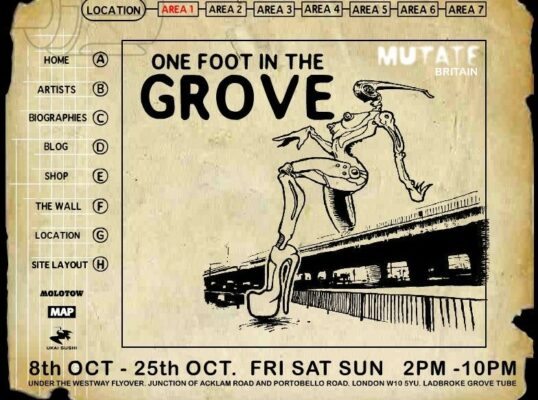 One Foot in the Grove website