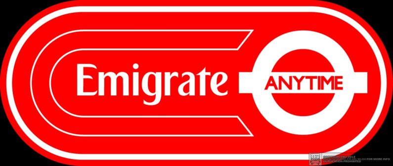 Emigrate Anytime logo designed by Chu