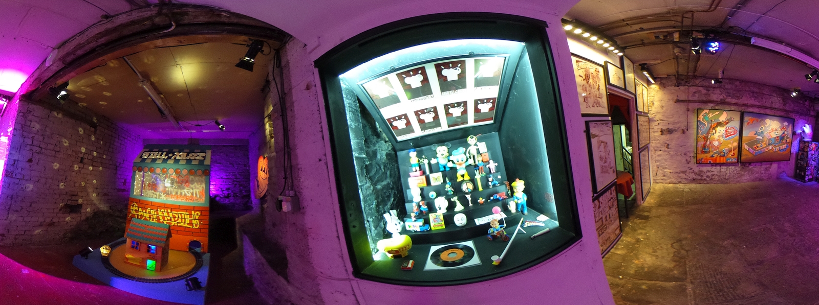 360° tour of "The Artist Proof" by Sickboy