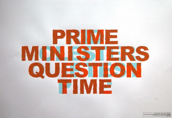 Prime Ministers Question Time – anaglyph print by Chu